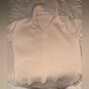 Frame Denim Cream Knit Sweater